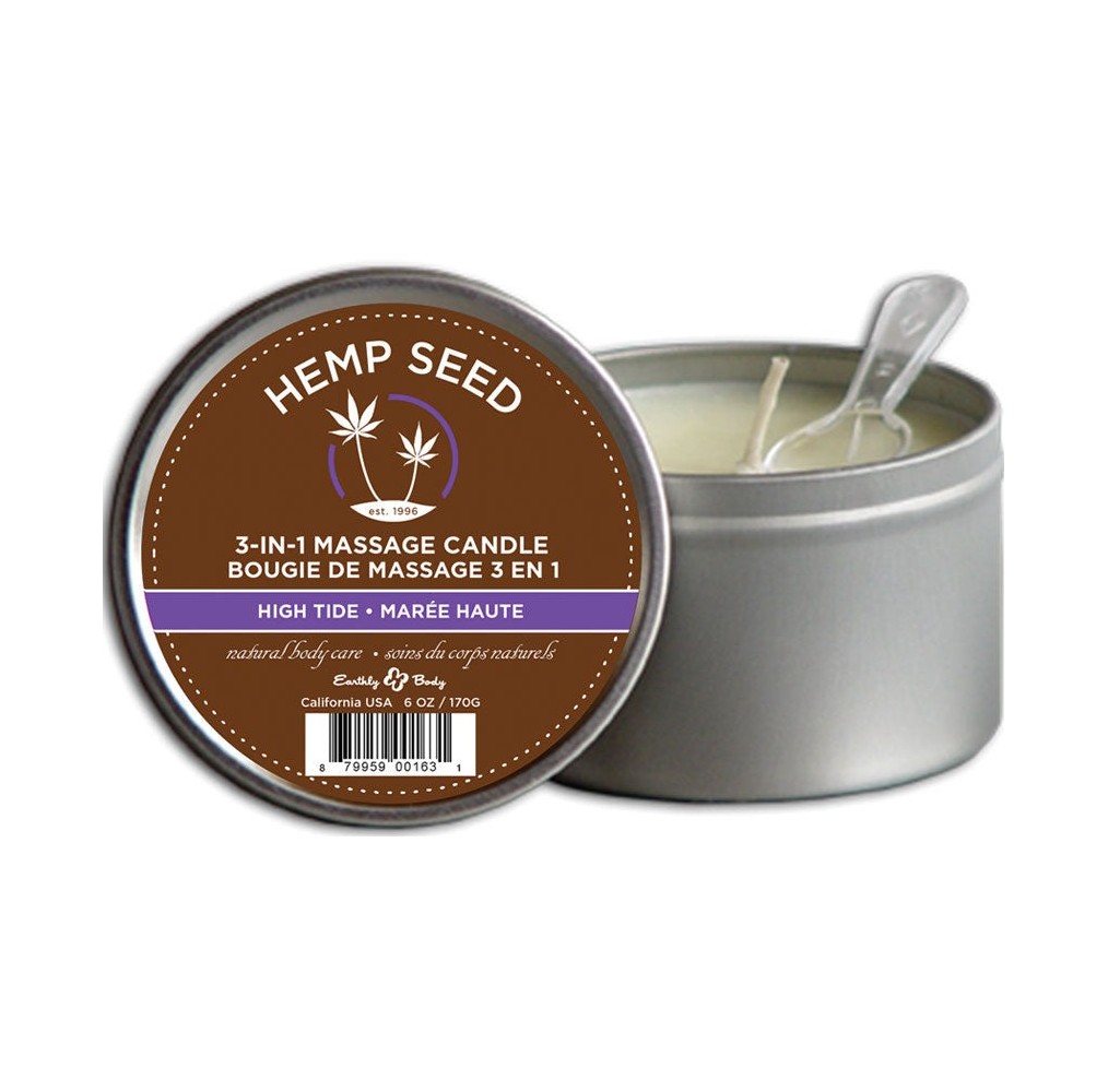 Earthly Body 3-in-1 Massage Candle-High Tide 6oz